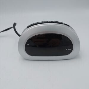 SHARP Small DIGITAL ALARM CLOCK Electric/Battery MODEL SPC‎ 089 TESTED Snooze